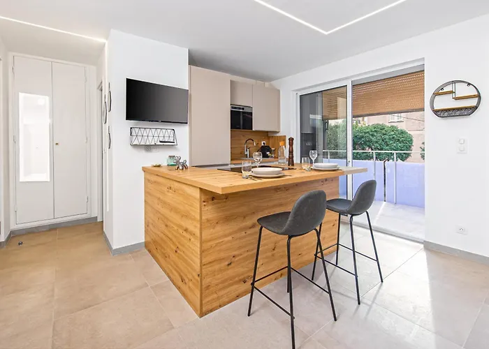 Aiglon Ii - Somptueux - Refait A Neuf - Parking Prive רוקברון-קאפ-מרט